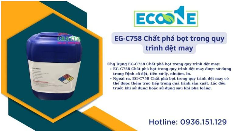 EG-C758 Chất phá bọt trong quy trình dệt may